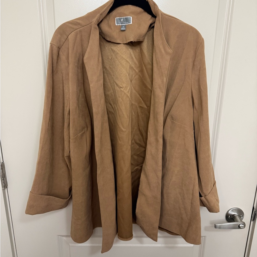 JM Collection Camel Women's Blazer
